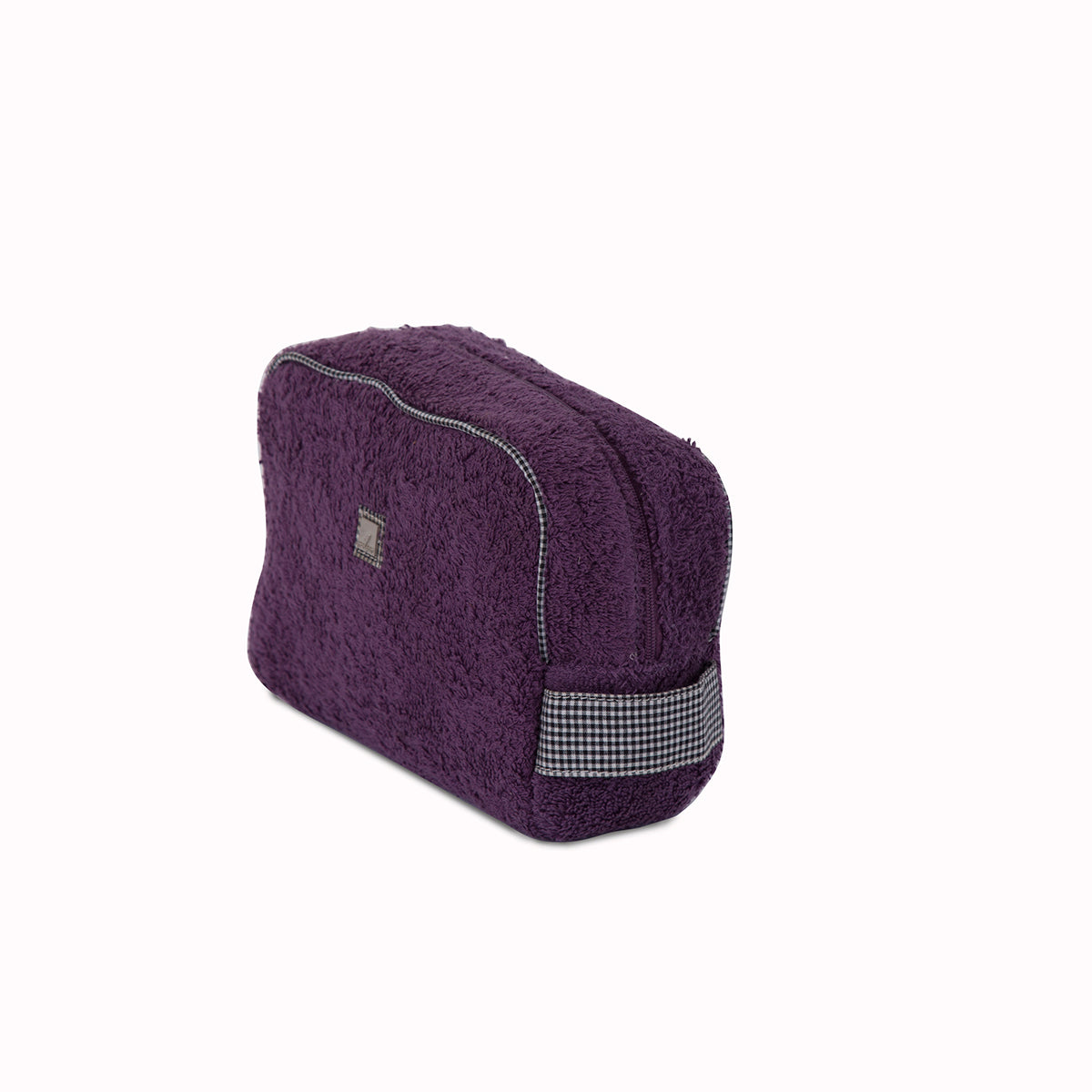 Florence Terry With Spill Proof Lining Purple Toiletry Kit