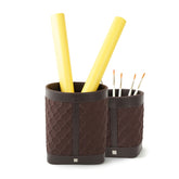 Genial 2PC Brown Dry Waste Basket Set