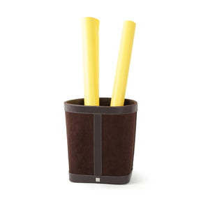 Genial Soft Small Brown Dry Waste Basket