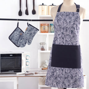 Raw Spikes Indigo 1 Pc Apron