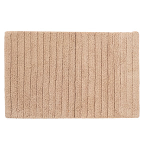 Corded Stripe Anti Skid Solid Linen Bath Mat