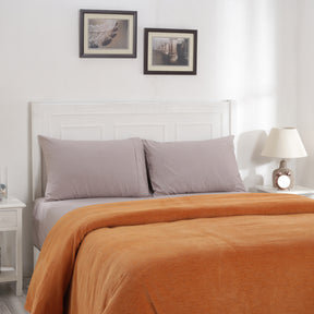 Charlotte Woven Apricot Bed Cover/Blanket
