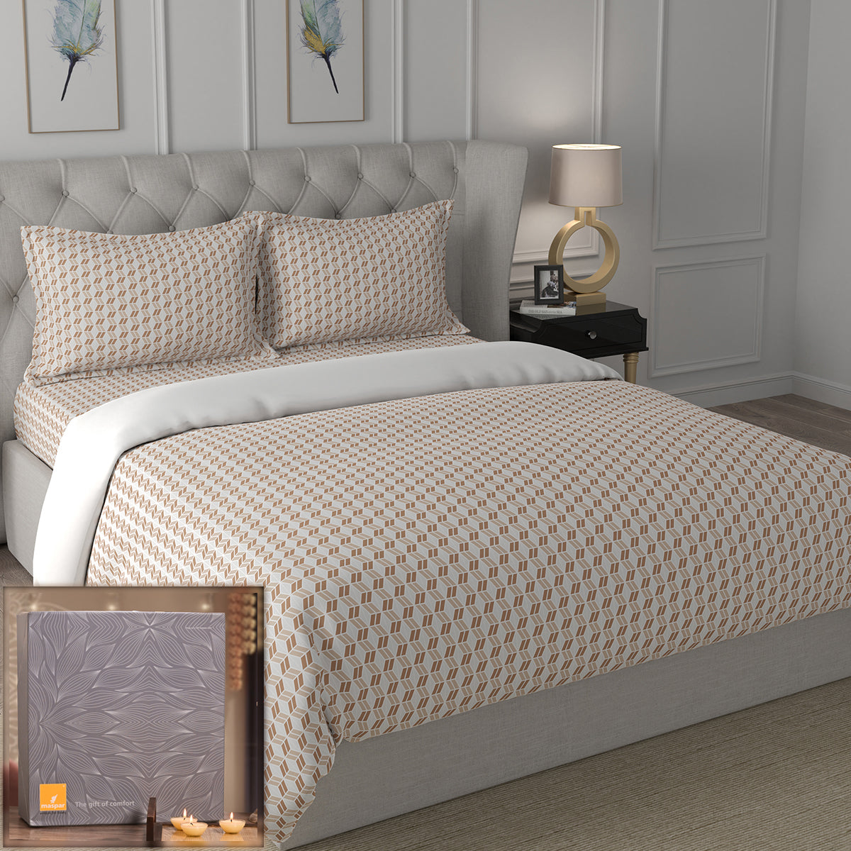 Backyard Patio Morris Rust 5 PC Quilt/Quilted Bed Cover Set