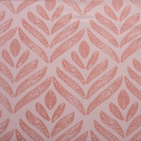 Global Atelier Petal Touch Printed 100% Cotton Peach Soft Bed Sheet
