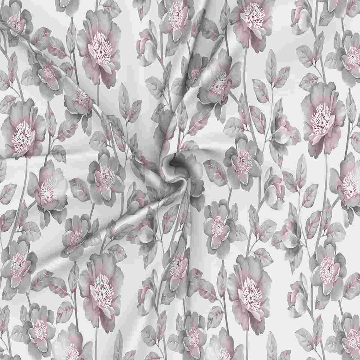 Regency Abigail Printed 210TC 100 %Cotton Neutral Bed Sheet