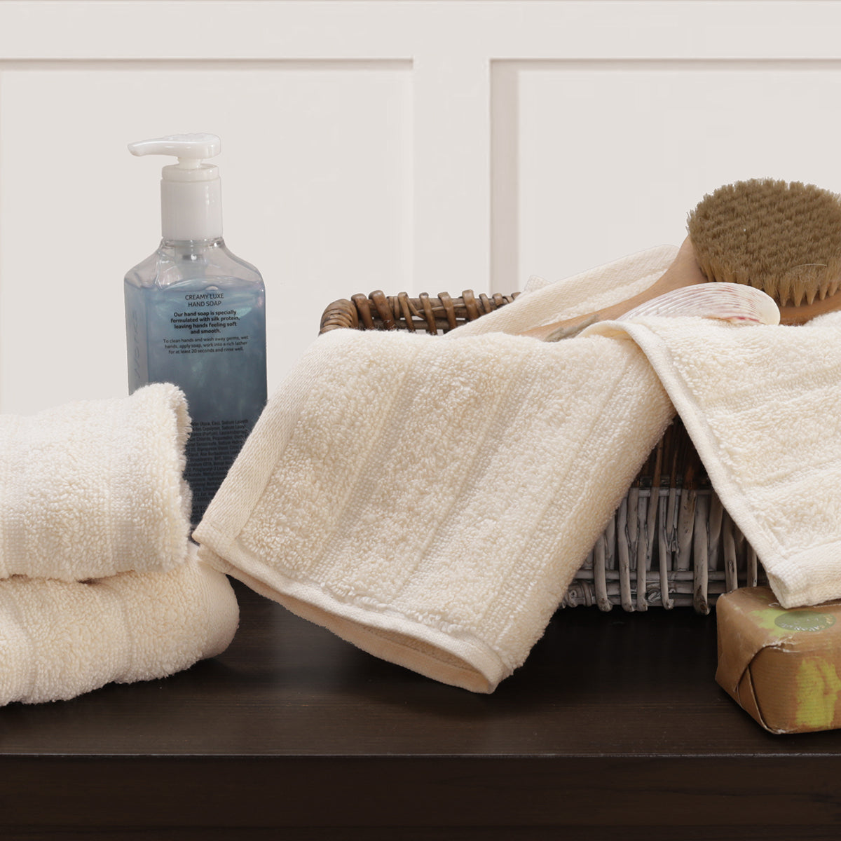 Casper Antimicrobial Antifungal Super Absorbent & Lofty Ecru Towel Set