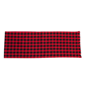 Christmas Rudolf Red/Black 1 Pc Runner