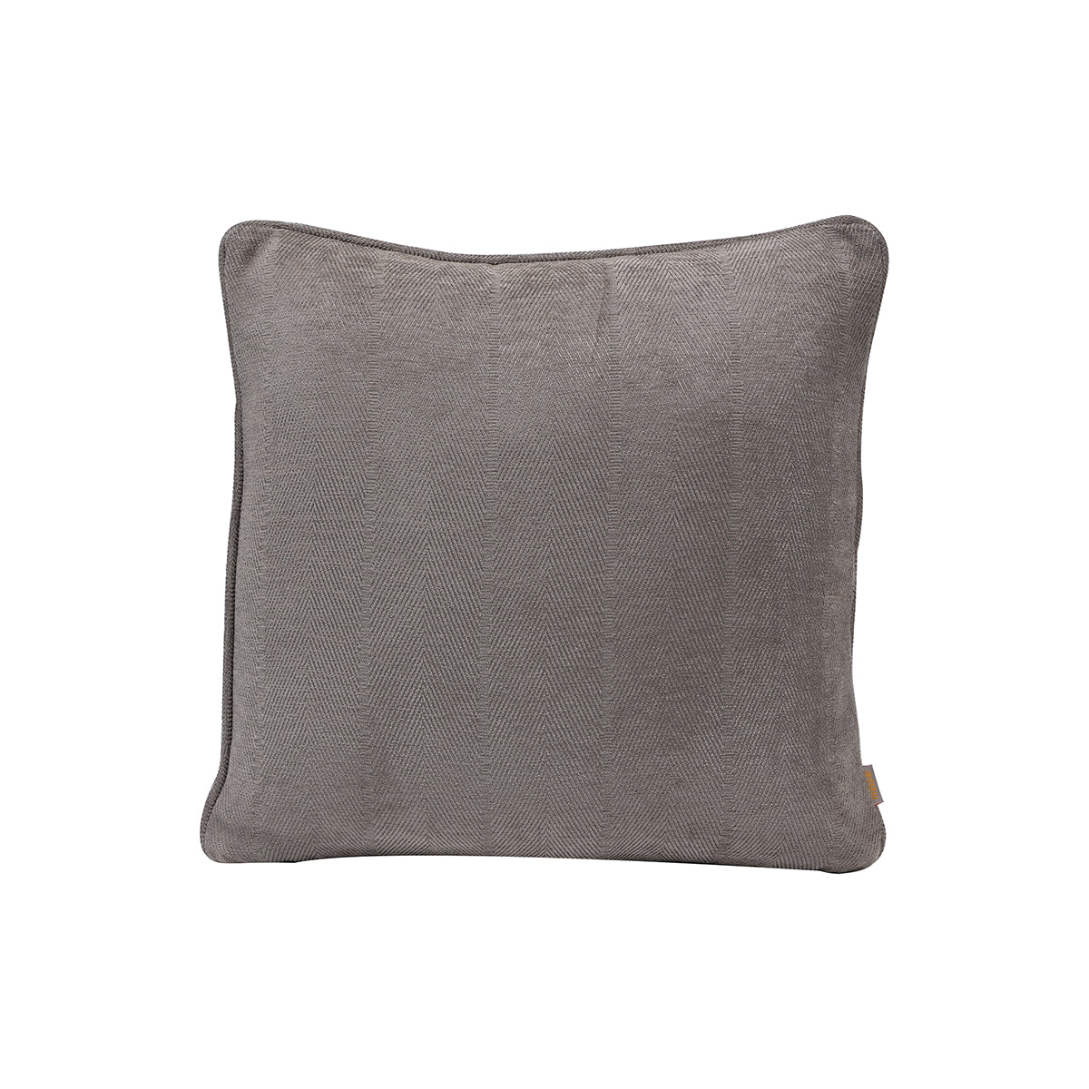 Caroline Herringbone Textured Soft Woven Grey Cushion Cover