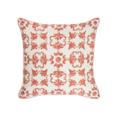 Exotic Heritage Classic Folk Embroidered Peach Cushion Cover