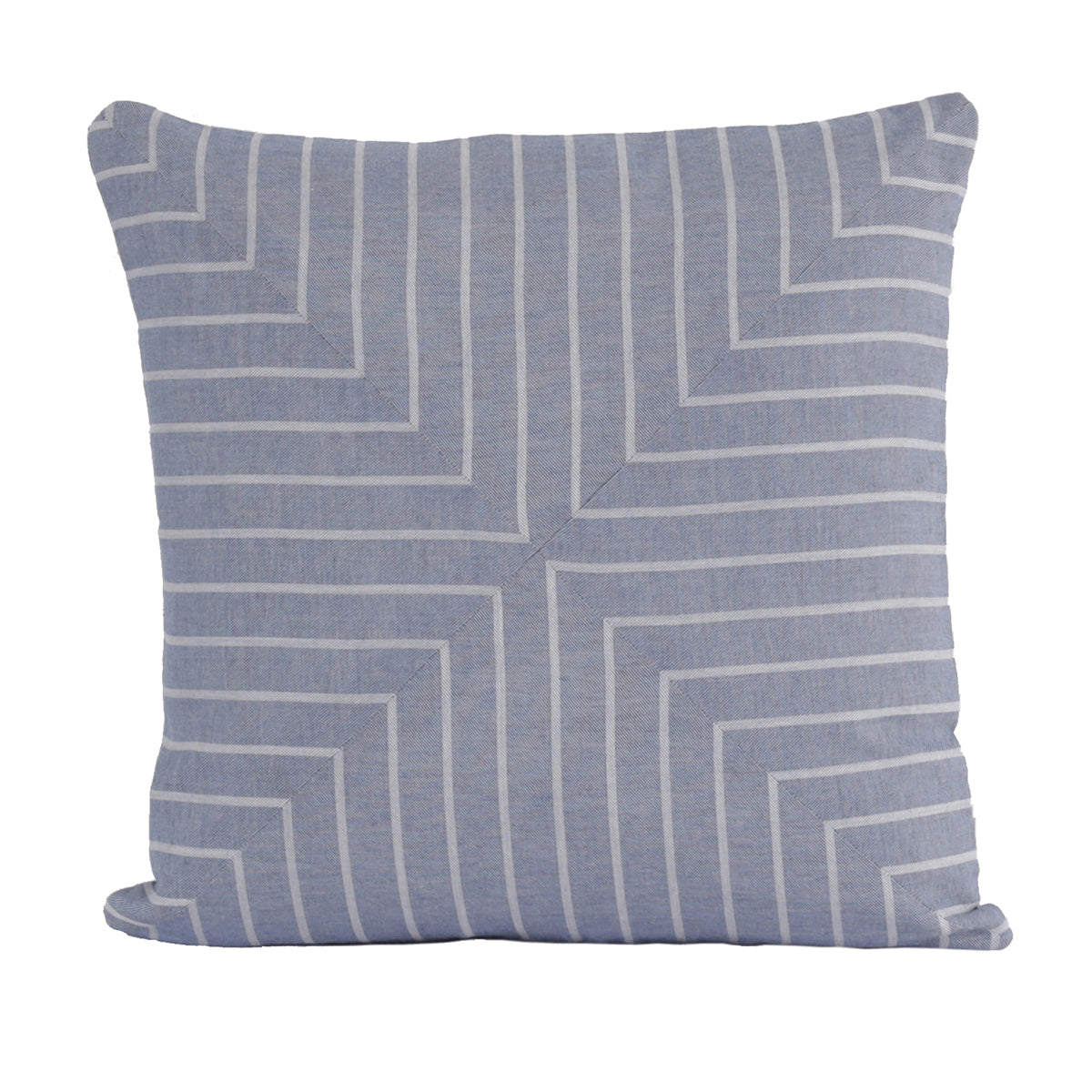Adore Made With Egyptian Cotton Check And Stripes Cushion Cover