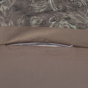 Grandeur Classic Prime 100%Cotton Print 3 Pc Double Duvet Cover with Pillow Case