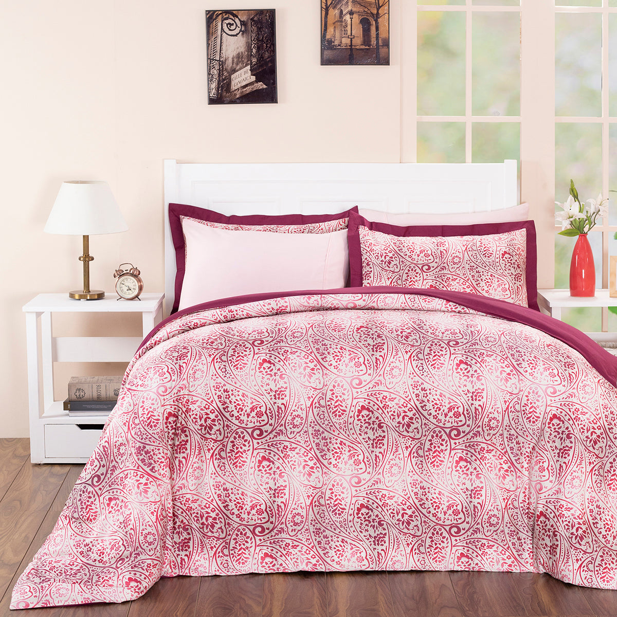Folklore Transition Ombre Bonanza 100%Cotton Print 2 Pc Single Duvet Cover with Pillow Case