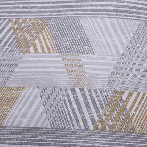 PBS Nomad Scuplt Maximus Neutral Plain & Printed Reversible 100% Cotton Super Soft Duvet Cover with Pillow Case