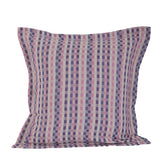 Hues Co-Exist Verve Yarn Dyed Texture Standard Purple 2 PC Pillow Case Euro Set