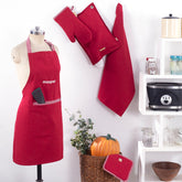 Russel Red 5 Pc Kitchen Set