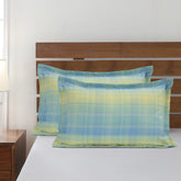 Matte Weave Plaid Woven 2PC Pillow Sham Set