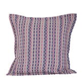 Hues Co-Exist Verve Yarn Dyed Texture Standard Purple 2 PC Pillow Case Euro Set