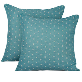 Plain Board Woven 2PC Pillow Case Euro Set