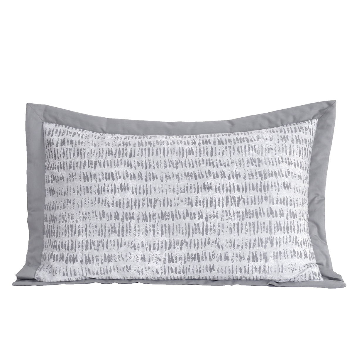 Traversed Line Hand Quilted 2PC Pillow Sham Set