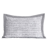 Traversed Line Hand Quilted 2PC Pillow Sham Set