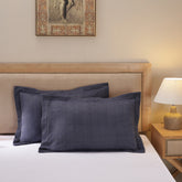 Nouveau Tradition Zigwine Blue Pillow Sham Set