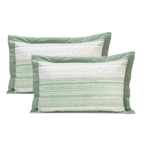 Rugged Stripes Printed 2PC Pillow Sham Set