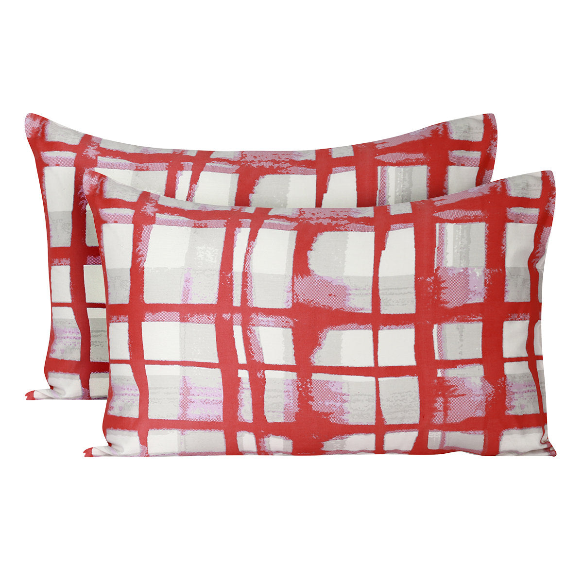 Zafting Lines Quilted 2PC Pillow Sham Set