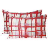 Zafting Lines Quilted 2PC Pillow Sham Set
