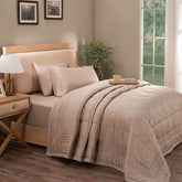 Mellow Neutral Excel Fabric AC Quilt/Quilted Bed Cover/Comforter