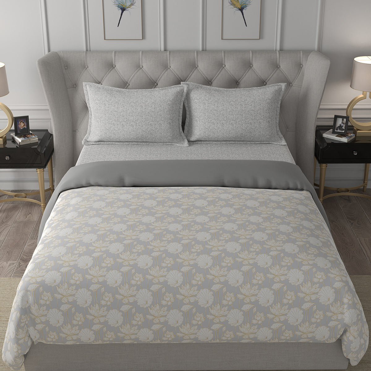 Backyard Patio Albrecht Summer AC Quilt/Quilted Bed Cover/Comforter Yellow