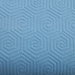 Modern Aesthetic Hexon Summer AC Quilt/Quilted Bed Cover/Comforter Blue