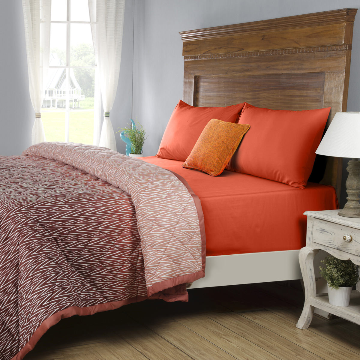 Mystical Marvel Summer AC Quilt/Quilted Bed Cover/Comforter Pink