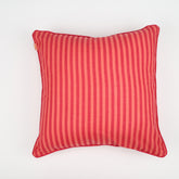 Reversible Solid Voile Pink Medium 45X45 Cm Quilted Machine Cushion Cover