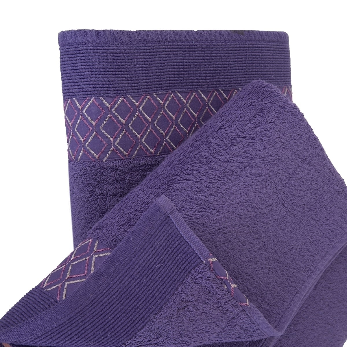 Co-Exist Zest Antimicrobial Antifungal Super Absorbent & Soft Purple Towel Set