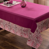 Hues Folklore Transition Ombre Bonanza Red Table Cover