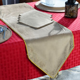 Dazzle Valentino Solid Parchment 5PC Table Set With Box Packaging
