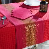 Dazzle Isabel Embroidery Femme Fatale 5PC Table Set With Box Packaging