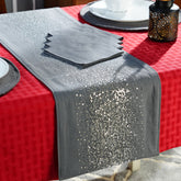 Dazzle Isabel Embroidery Ash 5PC Table Set With Box Packaging
