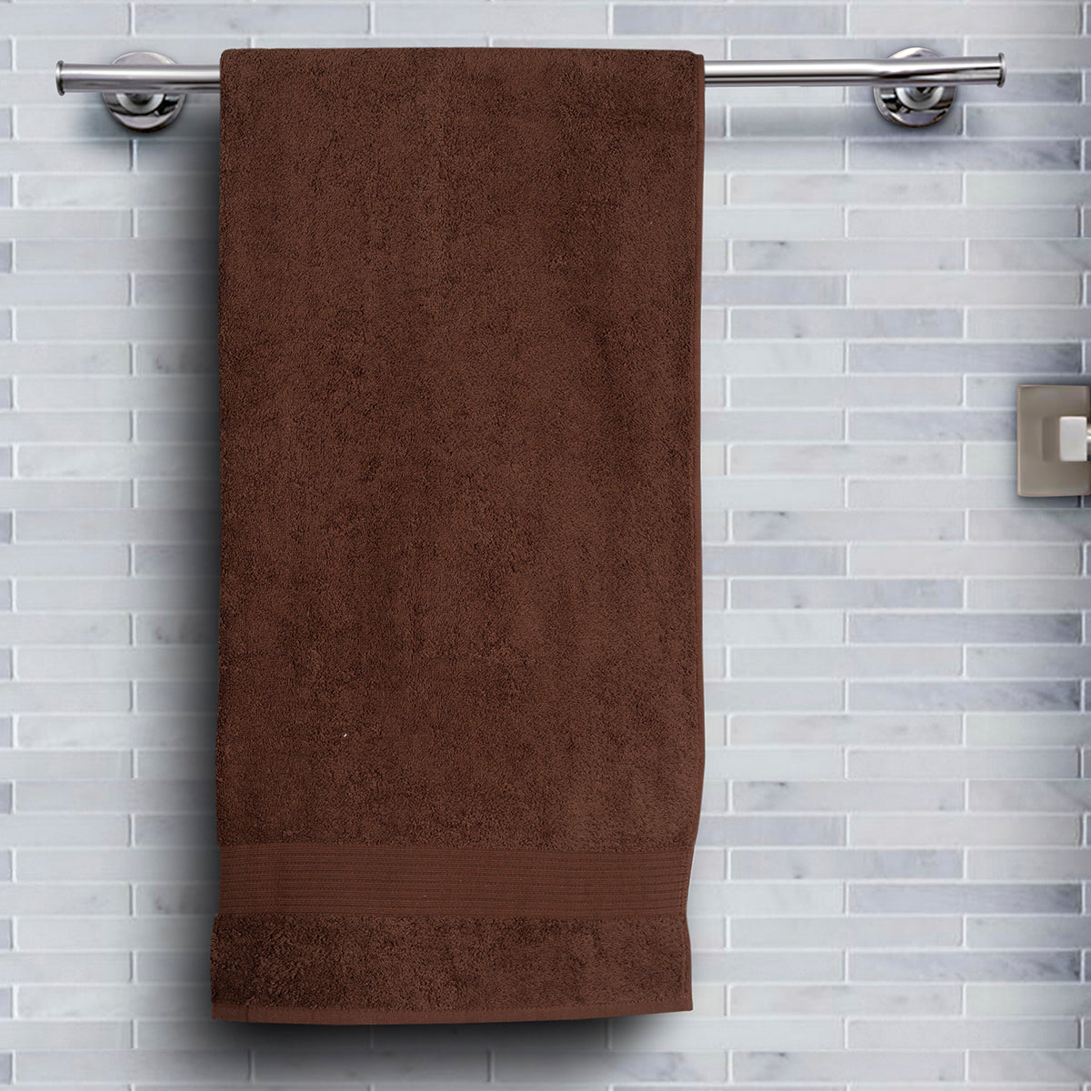 Jeneth Ultra-soft and highly absorbant Cocoa Brown Towel