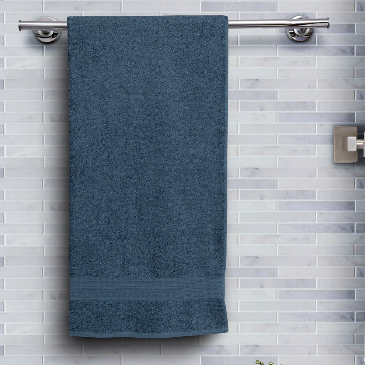 Jeneth Ultra-soft and highly absorbant Mallard Blue Towel