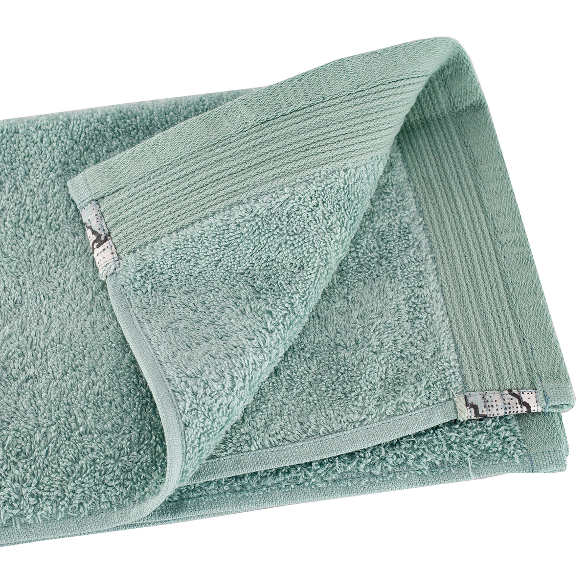 Nostalgic Attire Deco Petal Blue Antimicrobial Antifungal Super Absorbent & Soft Towel
