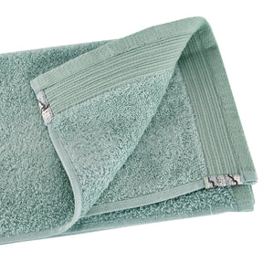 Nostalgic Attire Deco Petal Blue Antimicrobial Antifungal Super Absorbent & Soft Towel