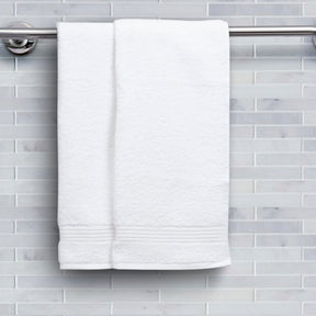 Jeneth Ultra-soft and highly absorbant White Towel Set