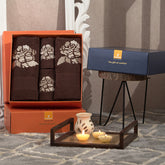 Florent Ultra-Soft And Highly Absorbant Cocoa Brown 5Pc Bath Set