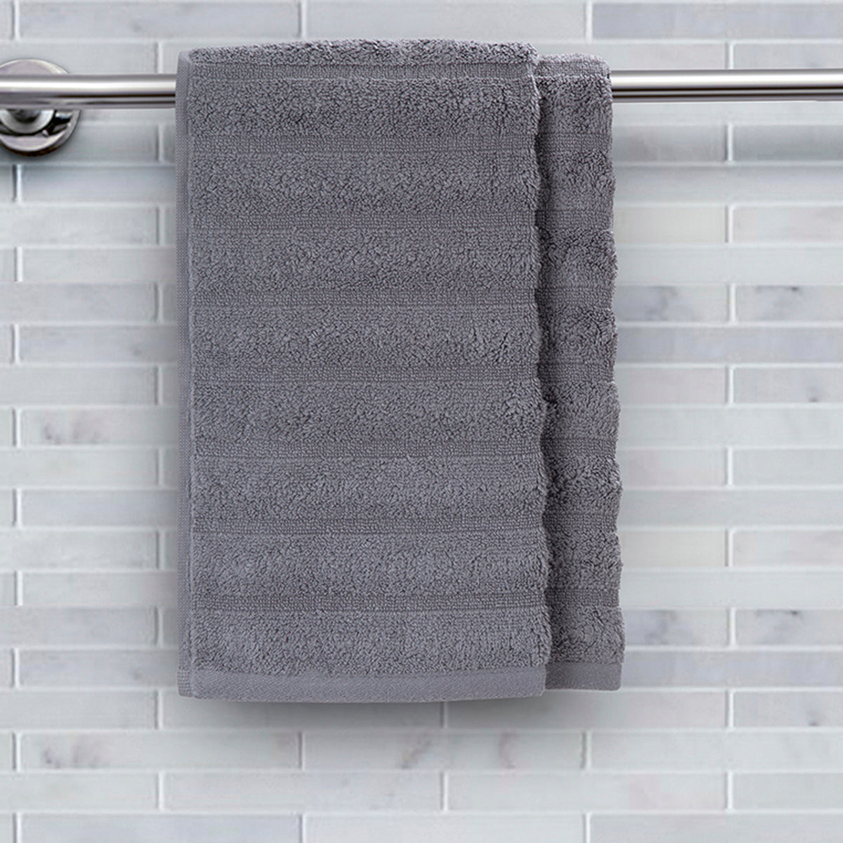 Casper Antimicrobial Antifungal Super Absorbent & Lofty Frost Grey Towel Set
