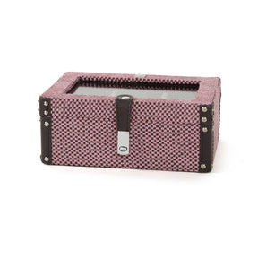 Lauren Purple Watch Box For 3 Watches